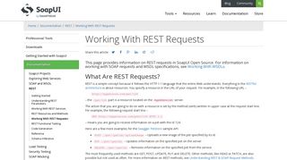 Working with REST Requests | SoapUI