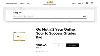 Order Go Math! 2 Year Online Soar to Success Grades K-6, ISBN ...