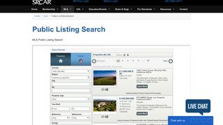 Public Listing Search | SRCAR®