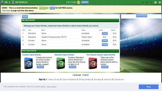 Soccer Manager: My Home - Select Club, Tactics, Squad, View ...