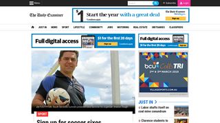 Sign up for soccer sixes | Daily Examiner