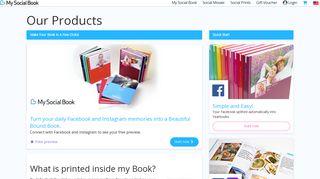 Our Products - My Social Book