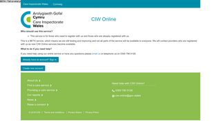 CIW Online - Care Inspectorate Wales