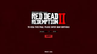 Social Club - Red Dead Redemption 2 - Rockstar Games