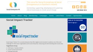 Social Impact Tracker | Social Enterprise NI