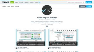 Evide Impact Tracker on Vimeo