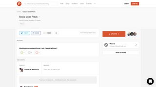 Social Lead Freak - Identify highly targeted FB leads | Product Hunt