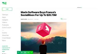 Marin Software Buys France's SocialMoov For Up To $20.75M ...