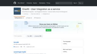 OneAll - User Integration as a service · GitHub