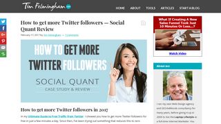 How to get more Twitter followers — Social Quant Review