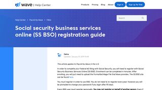 Social security business services online (SS BSO) registration guide ...