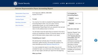 Social Security - Representative Payee Program - Fact Sheet (English)
