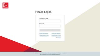 McGraw-Hill Education - Login