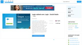 Visit Login.radian6.com - Login - Social Studio.