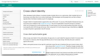 Cross-client Identity | Google Identity Platform | Google Developers