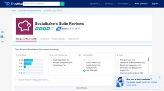 Socialbakers Suite Reviews & Ratings | TrustRadius