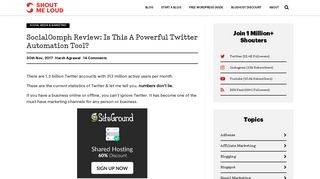 SocialOomph Review: Is This A Powerful Twitter Automation Tool?