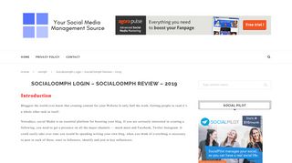 Socialoomph Login – SocialOomph Review – 2019 | Your Social ...
