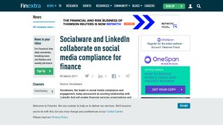 Socialware and LinkedIn collaborate on social media compliance for...