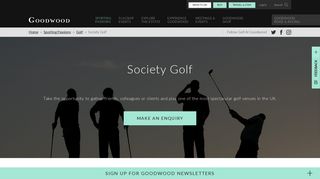 Society Golf in West Sussex | Golf At Goodwood