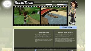 SocioTown - Virtual Game World, Play for Free, Browser Game