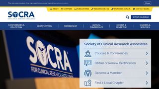 SOCRA The Society of Clinical Research Associates, Inc.