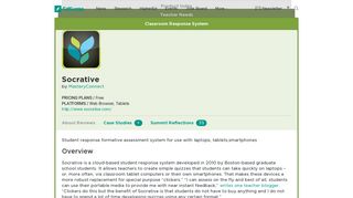 Socrative | Product Reviews | EdSurge