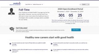 Healthy new careers start with good health - Sodexo Coverage ...