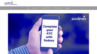 Steps: Updating your KYC through Sodexo Portal