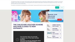 MOD Childcare Voucher Scheme