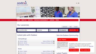 Jobs and careers with Sodexo