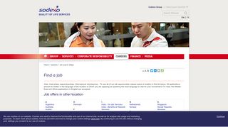Job offers at Sodexo