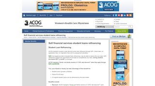 Sofi financial services student loans refinancing - ACOG