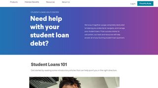 Student Loans Help Center | SoFi