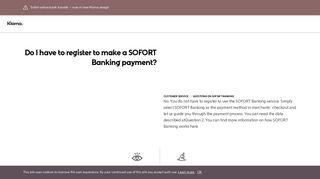 Do I have to register to make a SOFORT Banking payment? - Pay now ...
