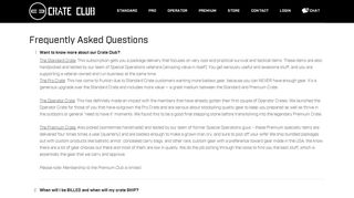 Frequently Asked Questions - The Crate Club