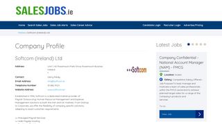 Softcom (Ireland) Ltd - Sales Jobs Ireland ::: Irish Sales Job Board ...