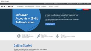 New SoftLayer Accounts + IBMid Authentication | SoftLayer
