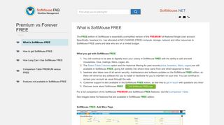SoftMouse FAQ: What is SoftMouse FREE