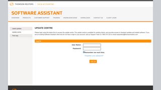UPDATE Centre - Software Assistant