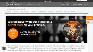 Software Assistant - Software for Accountants - Thomson Reuters