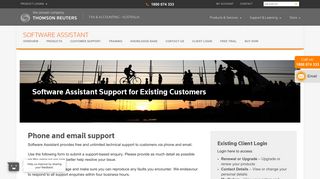 Software Assistant Support - Thomson Reuters