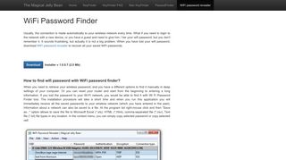 WiFi Password Finder - Magical Jelly Bean