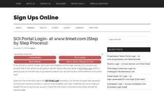 SOI Portal Login- at www.trinet.com [Step by Step Process]