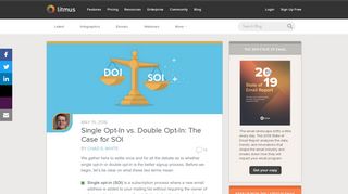 Single Opt-In vs. Double Opt-In: The Case for SOI – Litmus Software ...