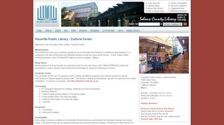 Vacaville Public Library - Cultural Center - Welcome to Solano County ...