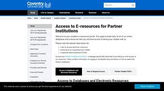 Partners | Lanchester Library | Coventry Universit... - Coventry University