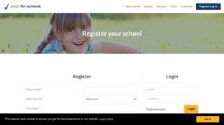 Solar for Schools | Register