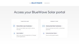 LOGIN – BlueWave Solar