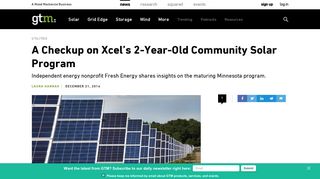 A Checkup on Xcel's 2-Year-Old Community Solar Program ...